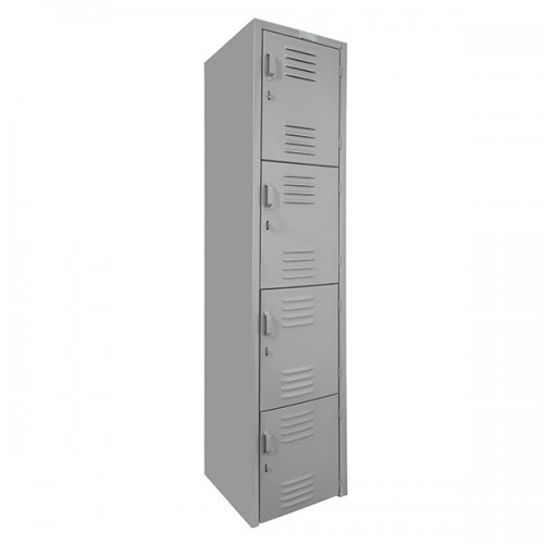 Locker 4 Puertas Gris Grande